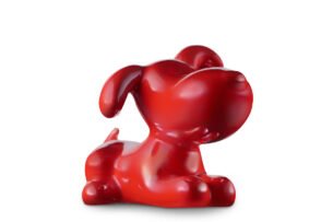 VELPO, https://konsimo.de/kollektion/velpo/ Hunde Figur perlrot - Foto