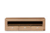 CALDO Gerader RTV-Schrank 150 cm mit Schubladen Eiche natur eiche natur - Foto 4
