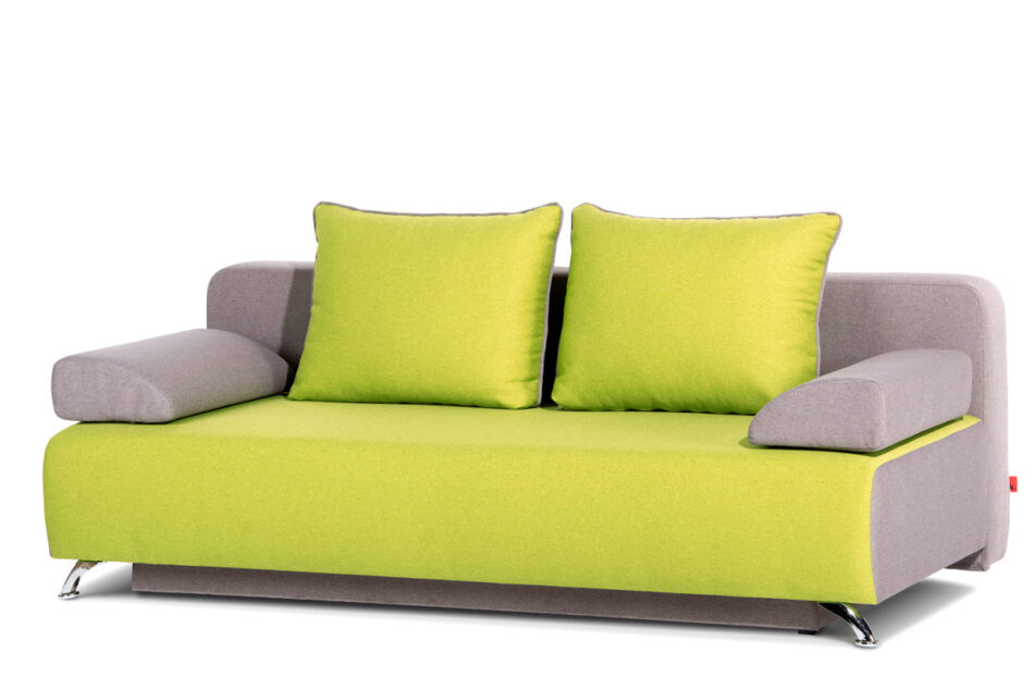 MASSIM 3-Sitzer-Sofa mit Schlaffunktion grün grün/grau - Foto 1