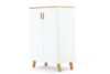 FRISK Weiße skandinavische Möbel für das Wohnzimmer weiß / eiche natur - Foto 5