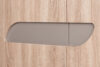 AVERO Große Vitrine 85 cm im skandinavischen Stil Eiche grau eiche/grau-beige - Foto 7