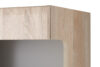 AVERO Bücherregal mit Regalen im skandinavischen Stil 55 cm Eiche grau eiche/grau-beige - Foto 6