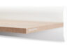 AVERO Wandregal 165 cm im skandinavischen Stil weiß mattweiß/glanzweiß/eiche - Foto 3