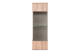 AVERO, https://konsimo.de/kollektion/avero/ Hängevitrine im skandinavischen Stil 40 cm Eiche grau eiche/grau-beige - Foto