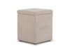 GRIDI Cube Pouffe mit Aufbewahrungsbox beige beige - Foto 1