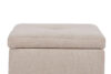 GRIDI Cube Pouffe mit Aufbewahrungsbox beige beige - Foto 3