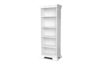 Weißes Bücherregal für das Wohnzimmer