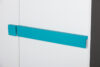 SHIBU Kinderkleiderschrank mit Stange graphit/weiß/blau - Foto 7