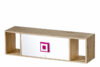 CAMBI Farbiges Kinderzimmermöbel-Set 4 Elemente weiß / helle Eiche / rosa weiß/helle eiche/rosa - Foto 5