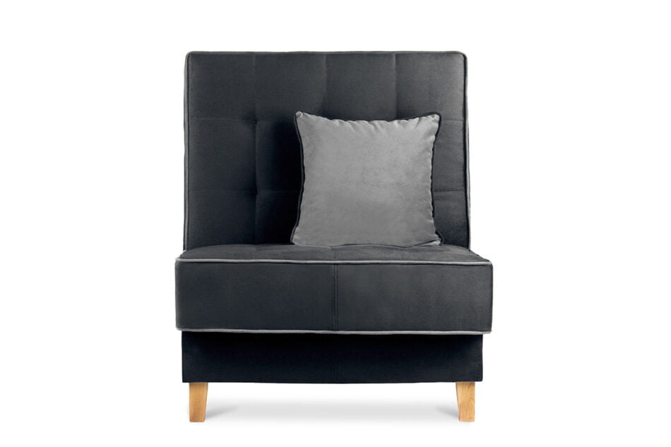 DOZER Schwarzer Sessel fürs Zimmer schwarz/grau - Foto 0