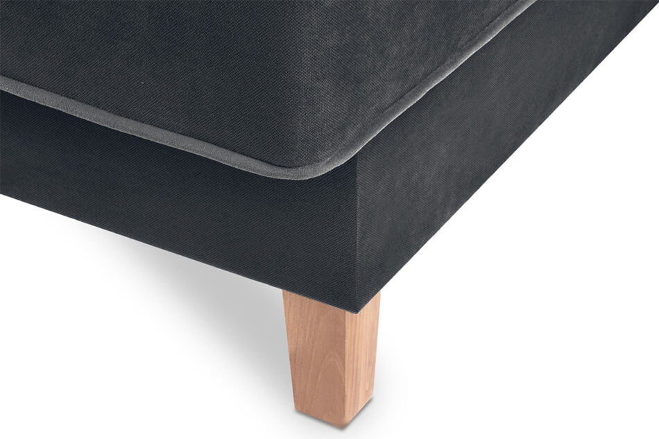 DOZER Schwarzer Sessel fürs Zimmer schwarz/grau - Foto 4