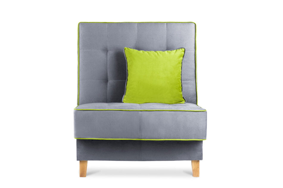 DOZER Bunter Sessel fürs Zimmer grau/grün - Foto 0