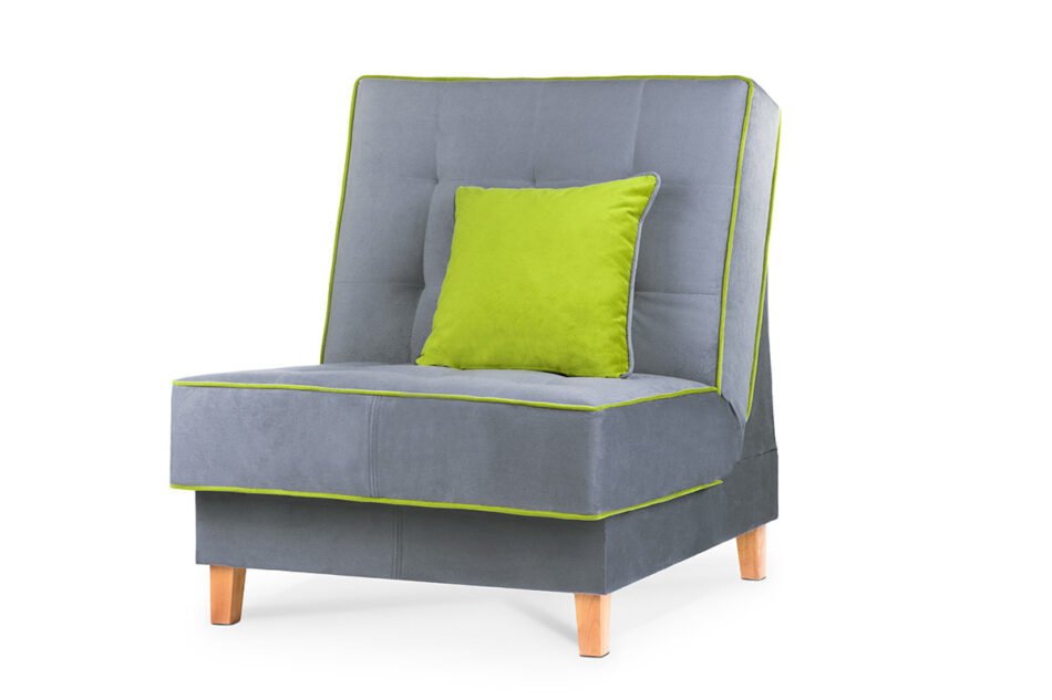 DOZER Bunter Sessel fürs Zimmer grau/grün - Foto 1