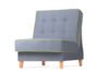 DOZER Bunter Sessel fürs Zimmer grau/grün - Foto 3