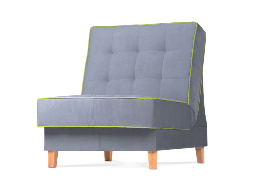 DOZER Bunter Sessel fürs Zimmer grau/grün - Foto 2