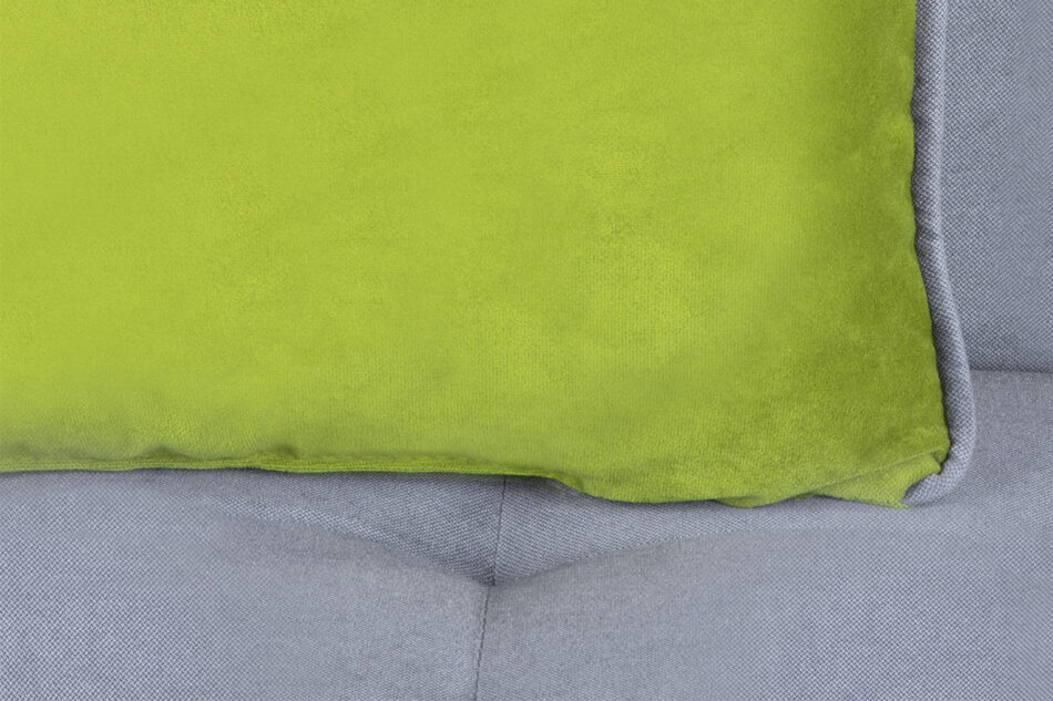 DOZER Graues Bettsofa mit Bettzeugkasten grau/grün - Foto 6