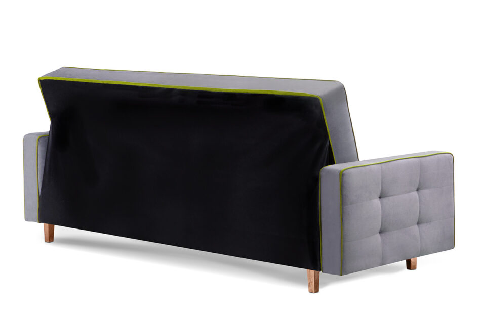 DOZER 3-Sitzer Sofa mit Schlaffunktion bunt grau/grün - Foto 3
