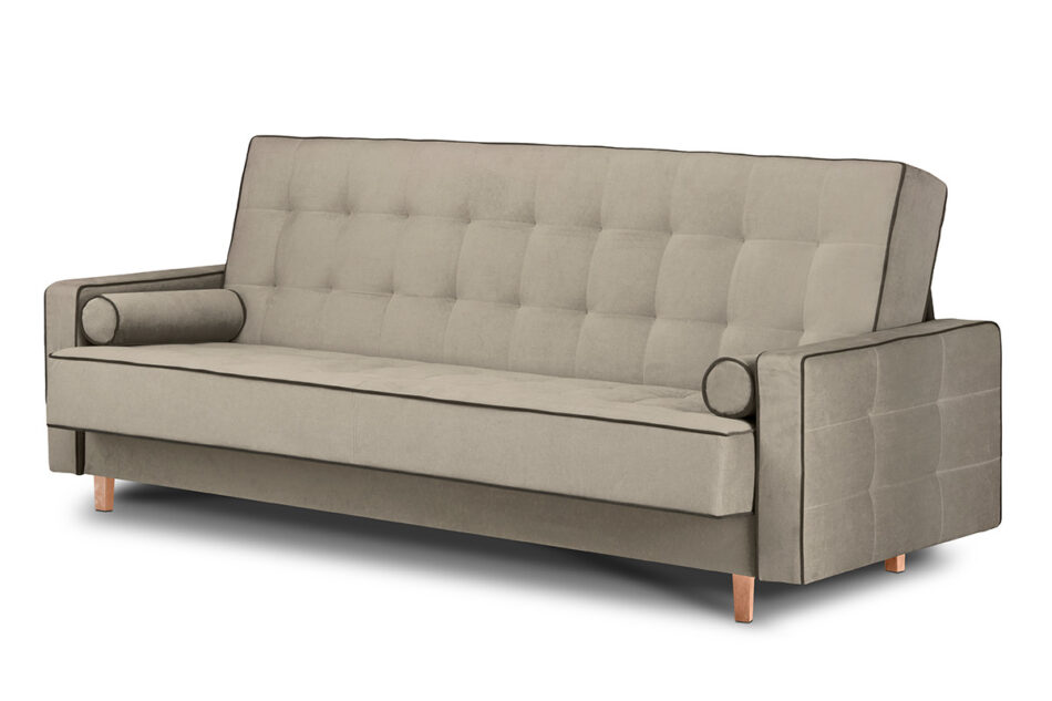 DOZER 3-Sitzer Sofa mit Schlaffunktion beige beige/braun - Foto 1