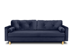 ERISO, https://konsimo.de/kollektion/eriso/ Blaues 3-Sitzer Schlafsofa marineblau - Foto