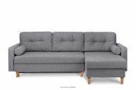 Ecksofa für das Wohnzimmer rechts oder links in Dunkelgrau