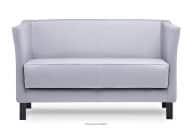 Graues Kunstleder-Wartezimmersofa