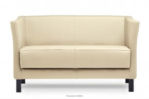 ESPECTO, https://konsimo.de/kollektion/especto/ Ecru Kunstleder-Wartezimmersofa creme - Foto