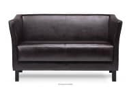Braunes Kunstleder-Wartezimmersofa