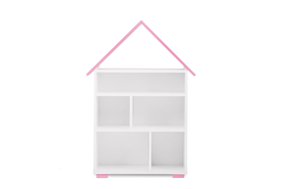 PABIS Bücherregal für ein Mädchen weiß weiß/rosa - Foto 0