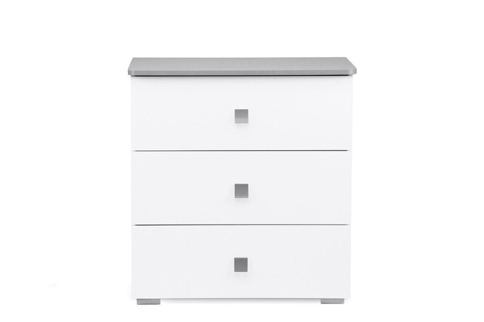 PABIS Kinderzimmermöbel-Set grau 4 Elemente weiß/grau - Foto 4