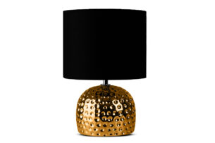 FRAGI, https://konsimo.de/kollektion/fragi/ Tischlampe gold/schwarz - Foto