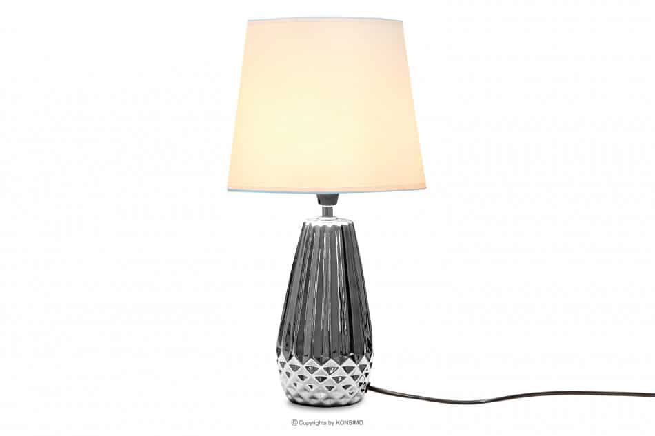 ERANA Tischlampe silber/weiß - Foto 2