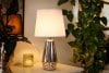 ERANA Tischlampe silber/weiß - Foto 2