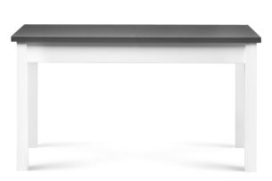 CENARE, https://konsimo.de/kollektion/cenare/ Klappbarer gerader Tisch 140 x 80 cm weiß/grau weiß/grau - Foto