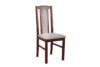 CIBUS Klassischer Esszimmerstuhl Walnuss beige Stoff walnuss/dunkelbeige - Foto 1