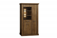 Bankschrank 100 cm mit Einlegeböden und Schubladen klassischer Stil Esche