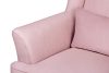 STRALIS Skandinavischer Sessel Puderrosa auf Beinen rosa - Foto 6