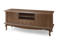 Vintage Schrank in dunkler Eiche TV