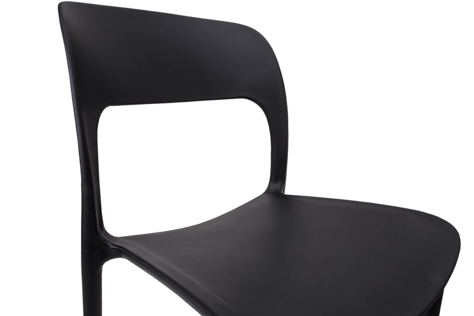 MALTE Moderner Plastikstuhl schwarz schwarz - Foto 4