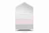 MIRUM Kommode im rosa Häuschen-Stil für Mädchen weiß/rosa/grau - Foto 1