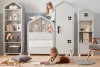 MIRUM Mädchen-Ferienhaus-Möbel-Set grau 6 Elemente weiß/grau - Foto 21