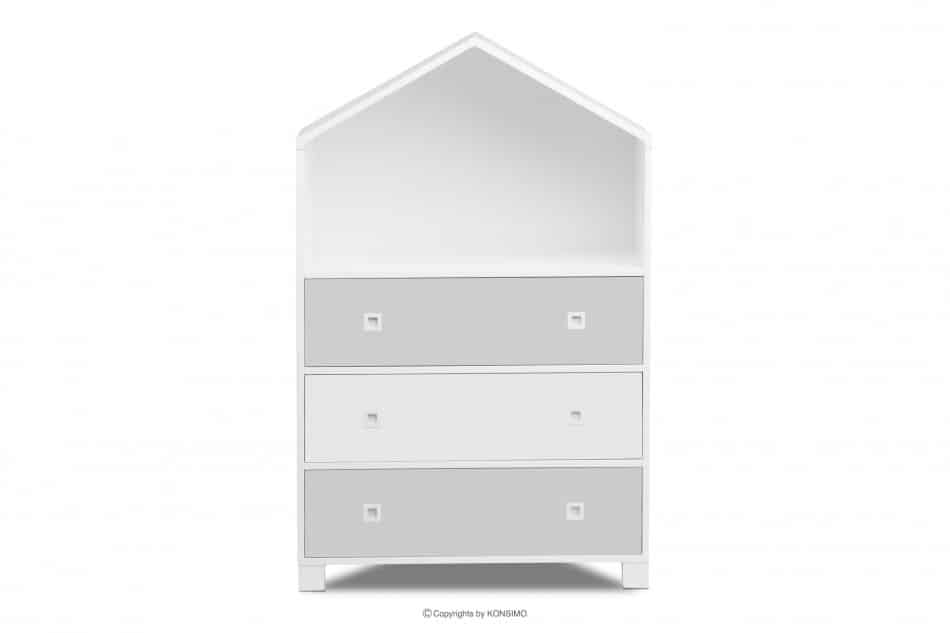 MIRUM Kinderhäuschen-Möbel-Set grau 6-teilig weiß/grau - Foto 2