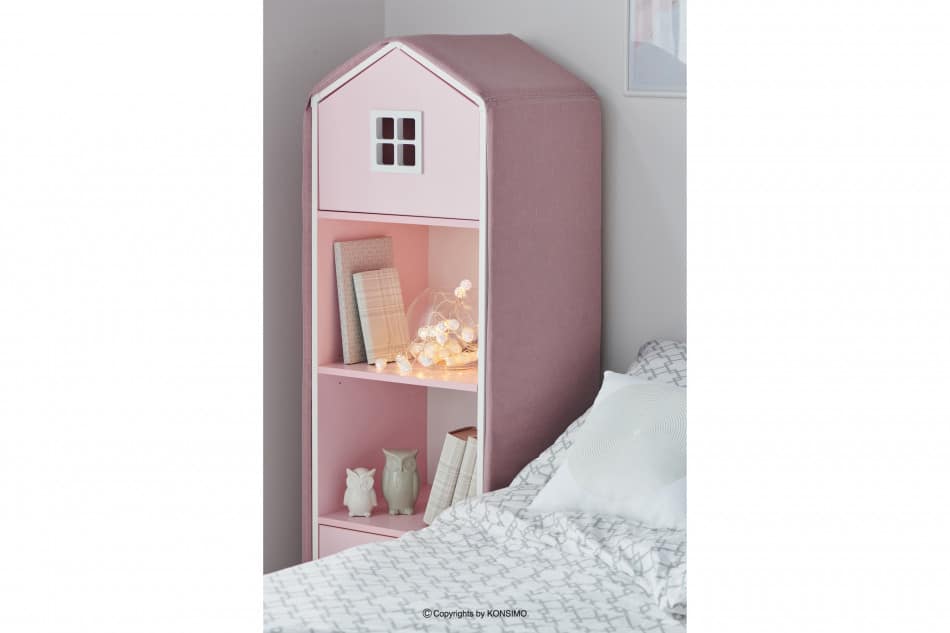 MIRUM Möbelset Mädchenhäuser rosa 4 Elemente weiß/grau/rosa - Foto 18