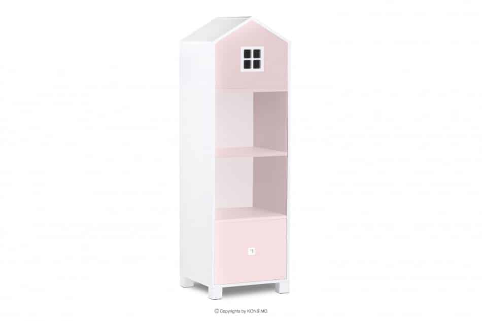 MIRUM Mädchenmöbel-Set Cottages rosa 3 Elemente weiß/rosa/grau - Foto 2