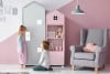 MIRUM Mädchenmöbel-Set Cottages rosa 3 Elemente weiß/rosa/grau - Foto 13