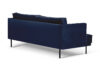 GANZO 3-Sitzer Sofa für Wohnzimmer mit Kissen blau marineblau/gelb - Foto 4