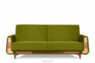 Schlafsofa Velours oliv