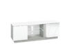 HOSTA Glamour Schrank TV weiß glänzend weißer glanz - Foto 3
