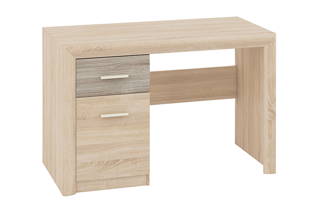 Eichenholz Sonoma Schreibtisch mit Regalen und Schublade