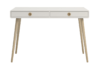 SOFTLINE Großer skandinavischer Schreibtisch auf Beinen weiß weiß/eiche - Foto 1