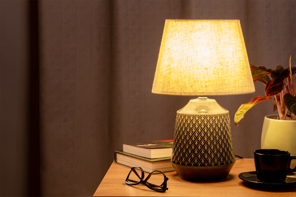 SOPI Tischlampe grau/beige - Foto 4